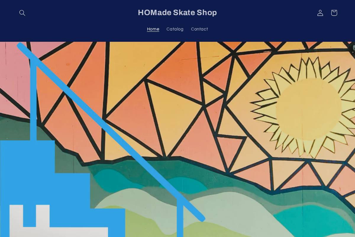 homadeskateshop.com homepage screenshot