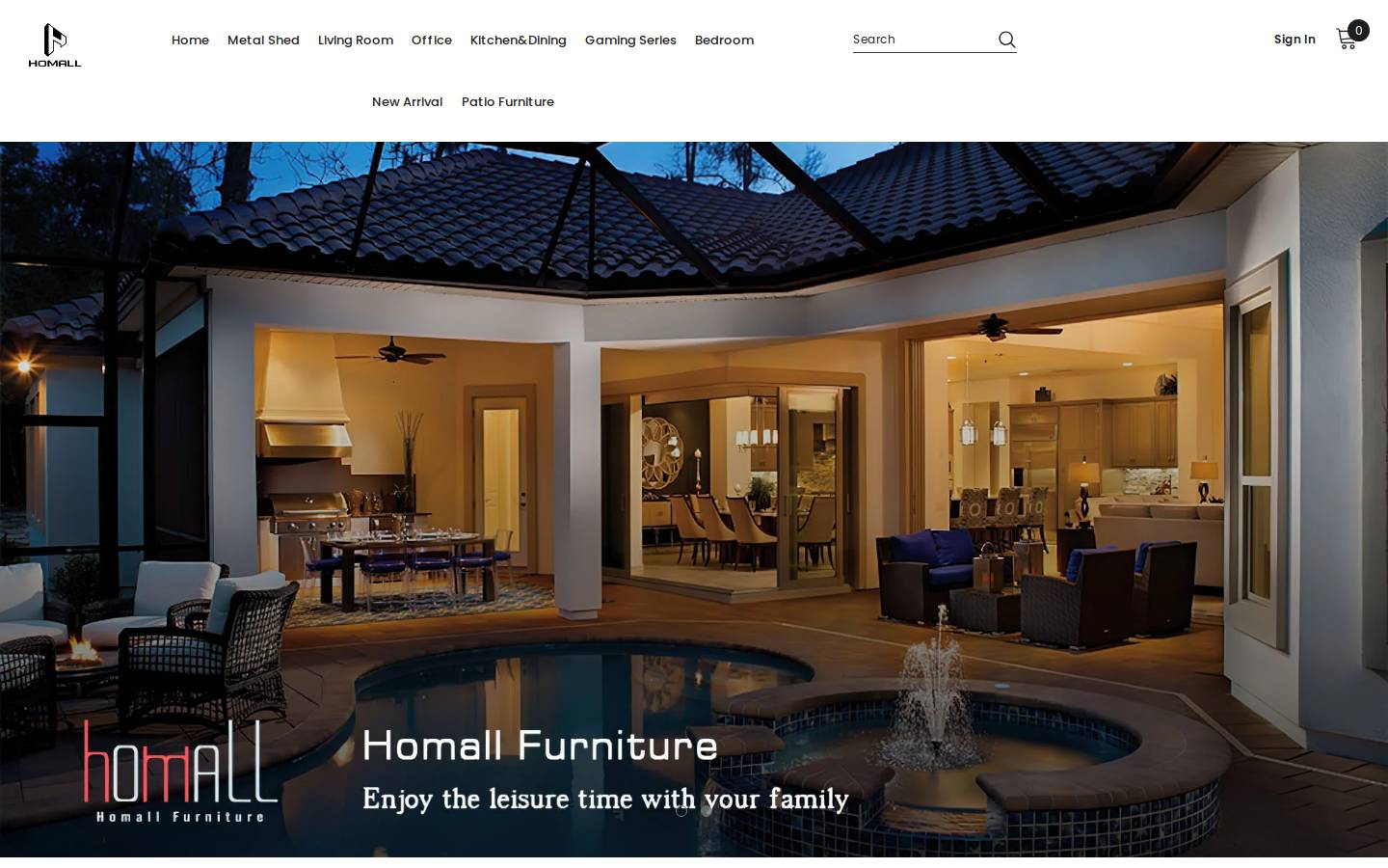 homall.com homepage screenshot