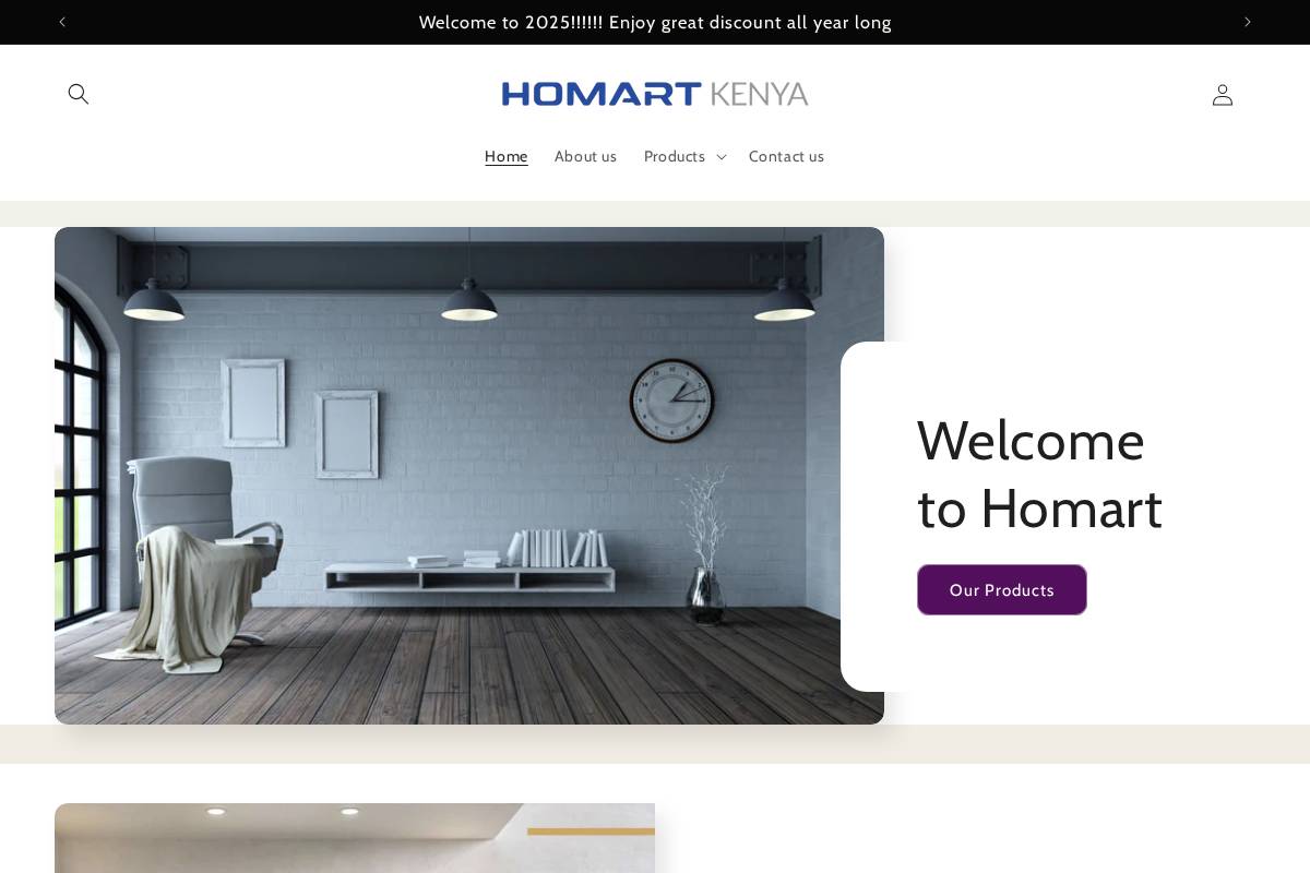 homart-kenya.com homepage screenshot