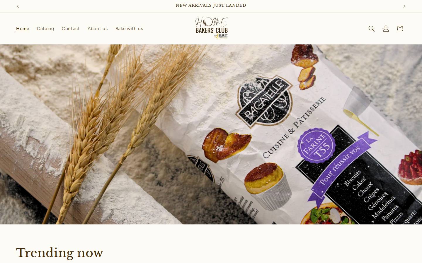 home-baker.com homepage screenshot