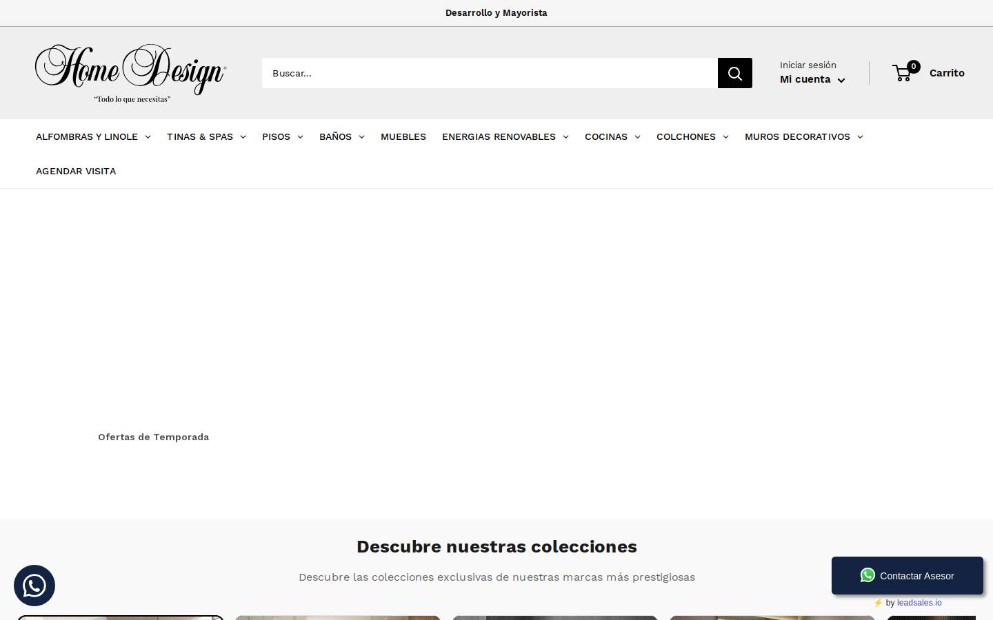 home-designmexico.com homepage screenshot