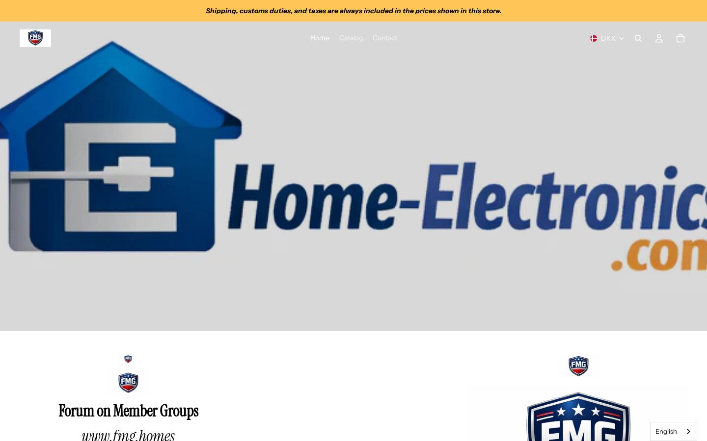 home-electronics.info homepage screenshot