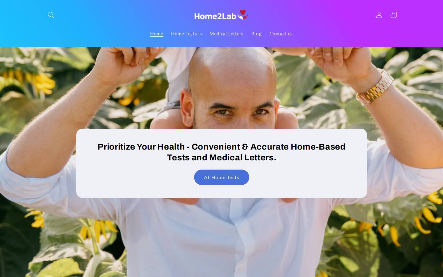 home2lab.com homepage screenshot