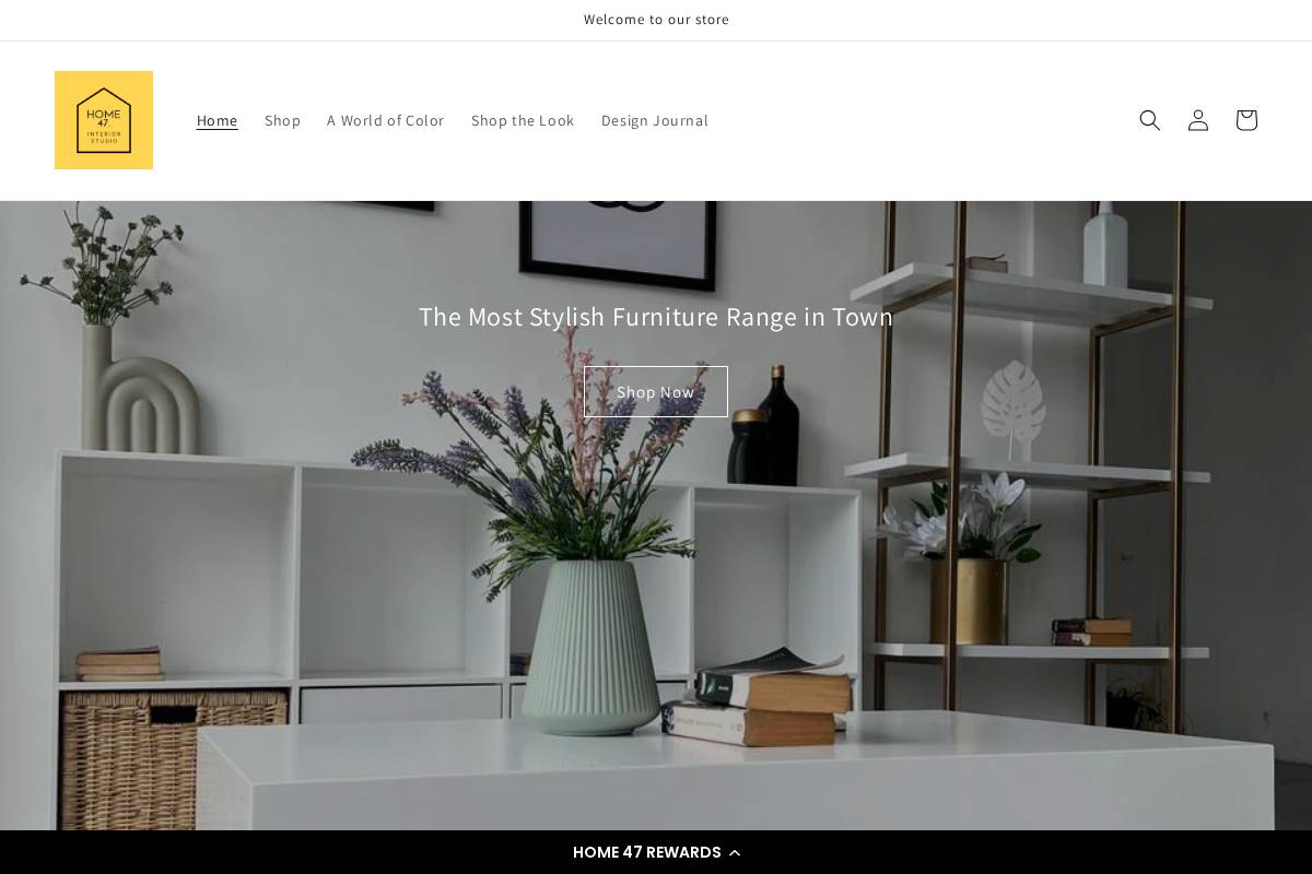 home47.shop homepage screenshot