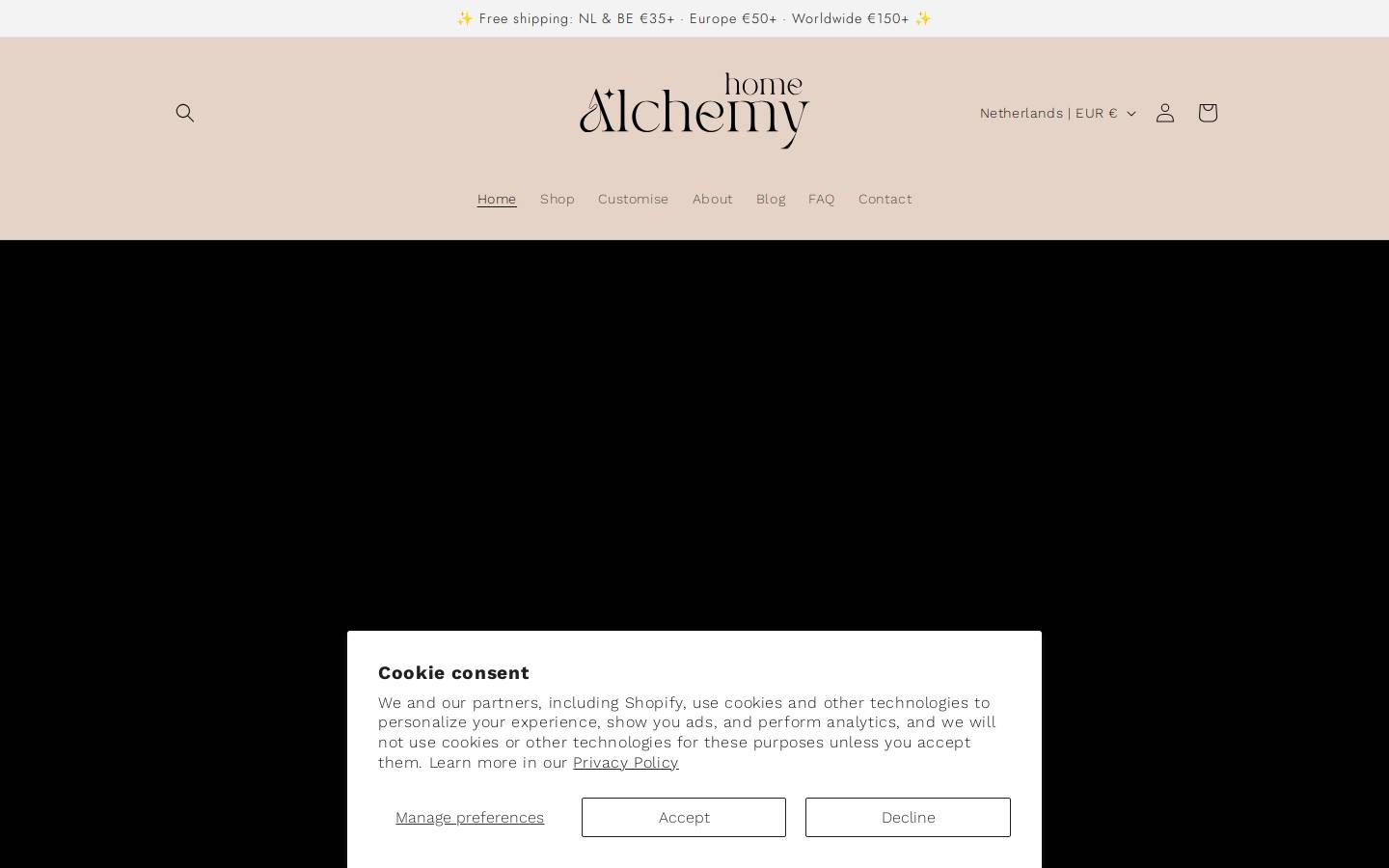 homealchemy.nl homepage screenshot