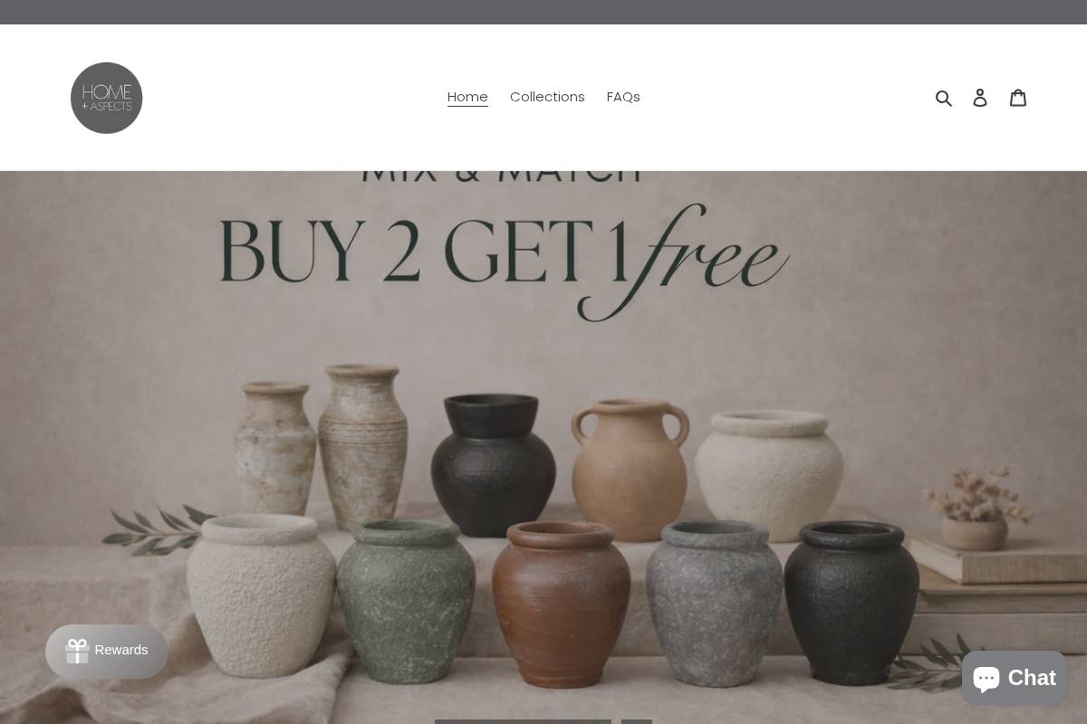 homeaspectsph.com homepage screenshot