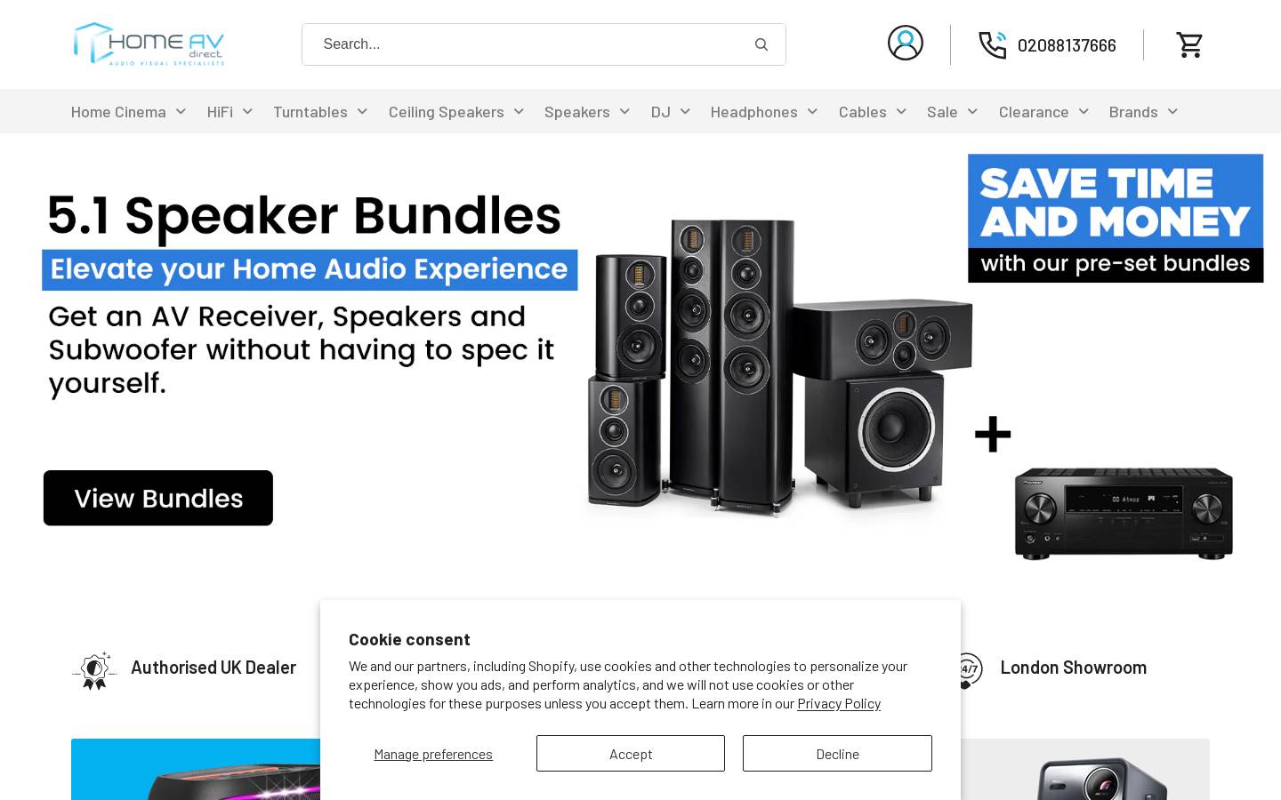 Homeavdirect homepage screenshot