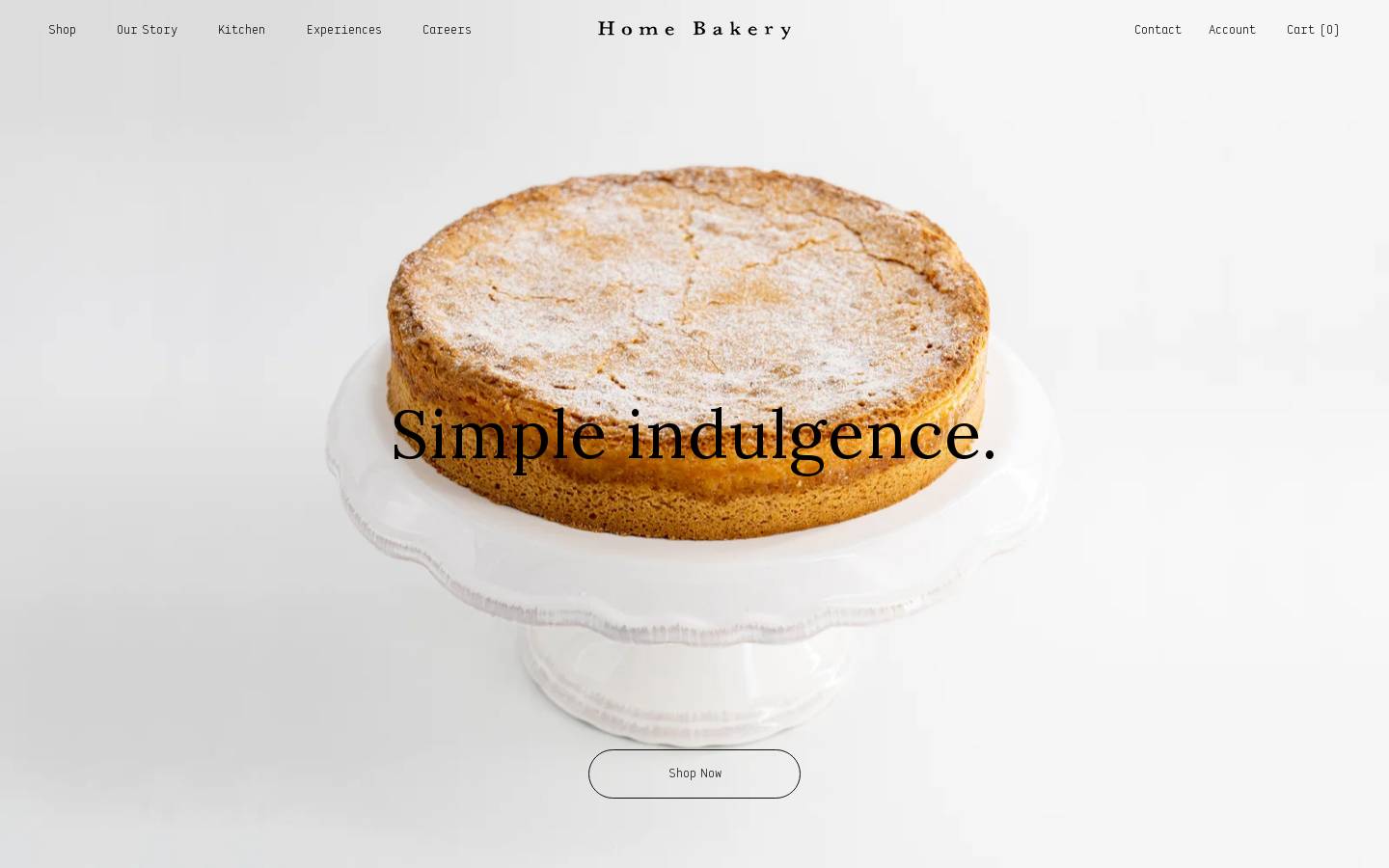 homebakery.ae homepage screenshot