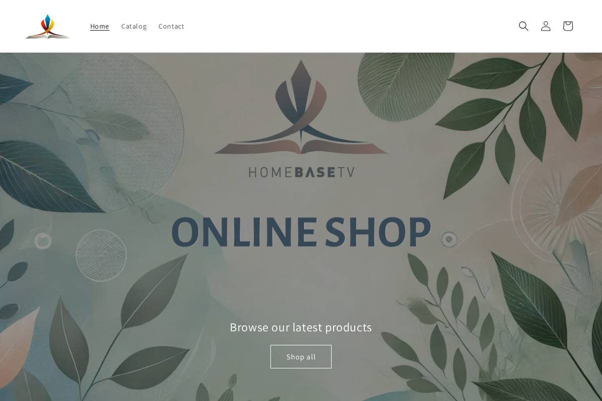 homebasetv.shop homepage screenshot