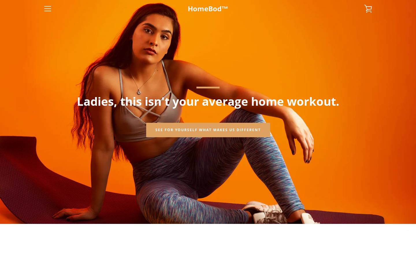 homebod.co homepage screenshot