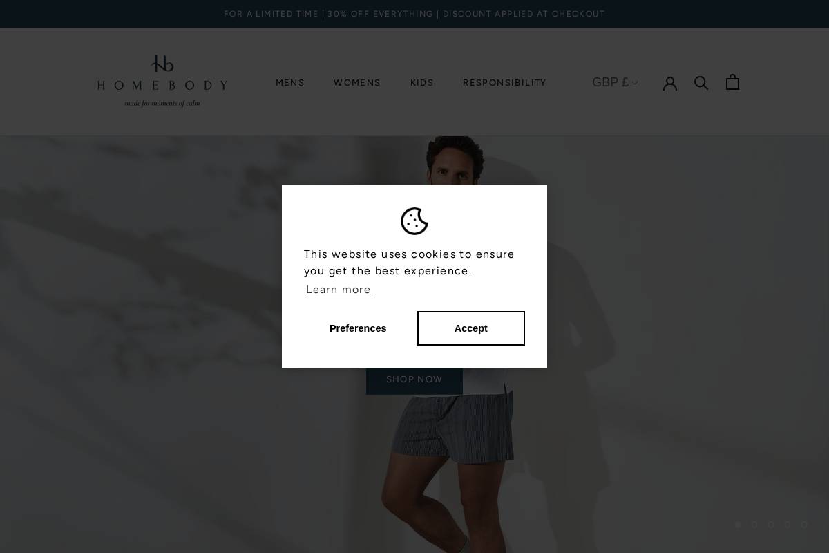 homebody.co.uk homepage screenshot