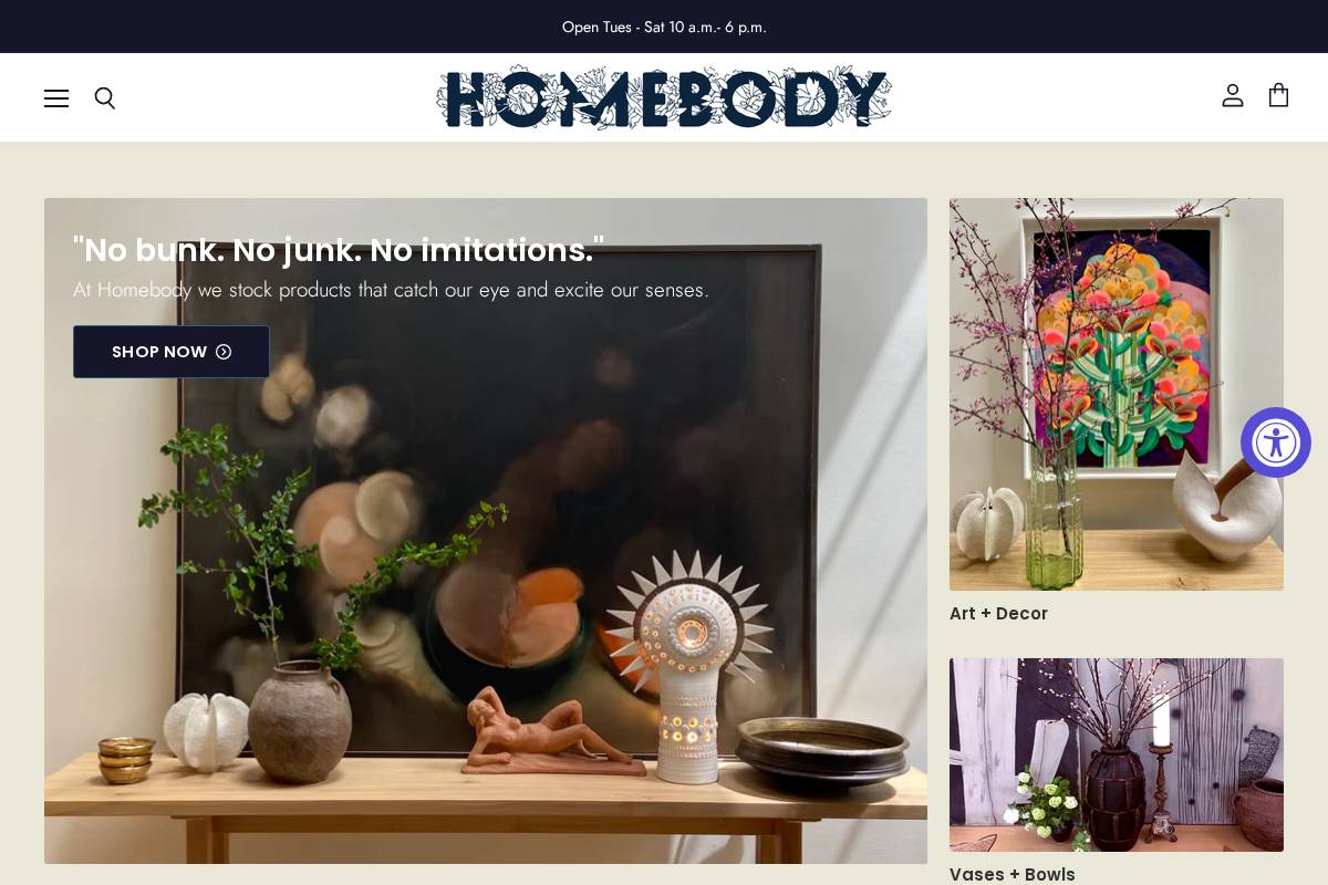 homebodydenver.com homepage screenshot