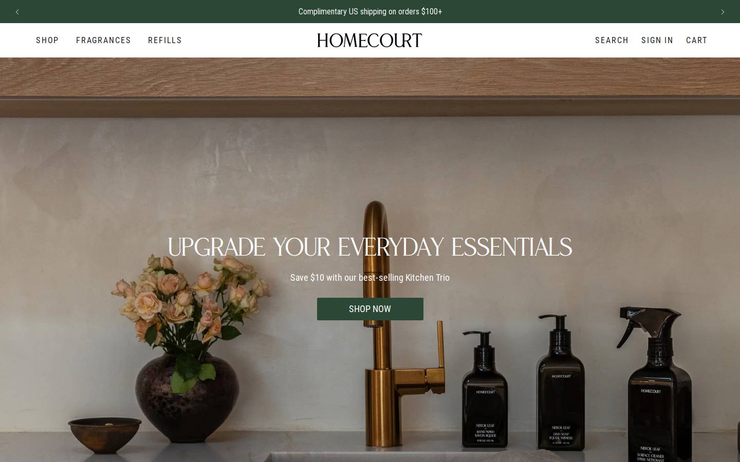 homecourt.co homepage screenshot