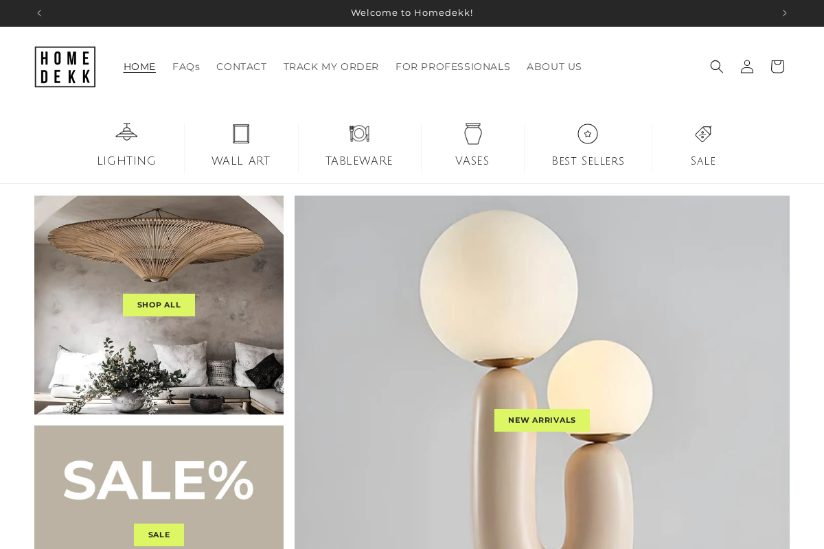 Homedekk homepage screenshot