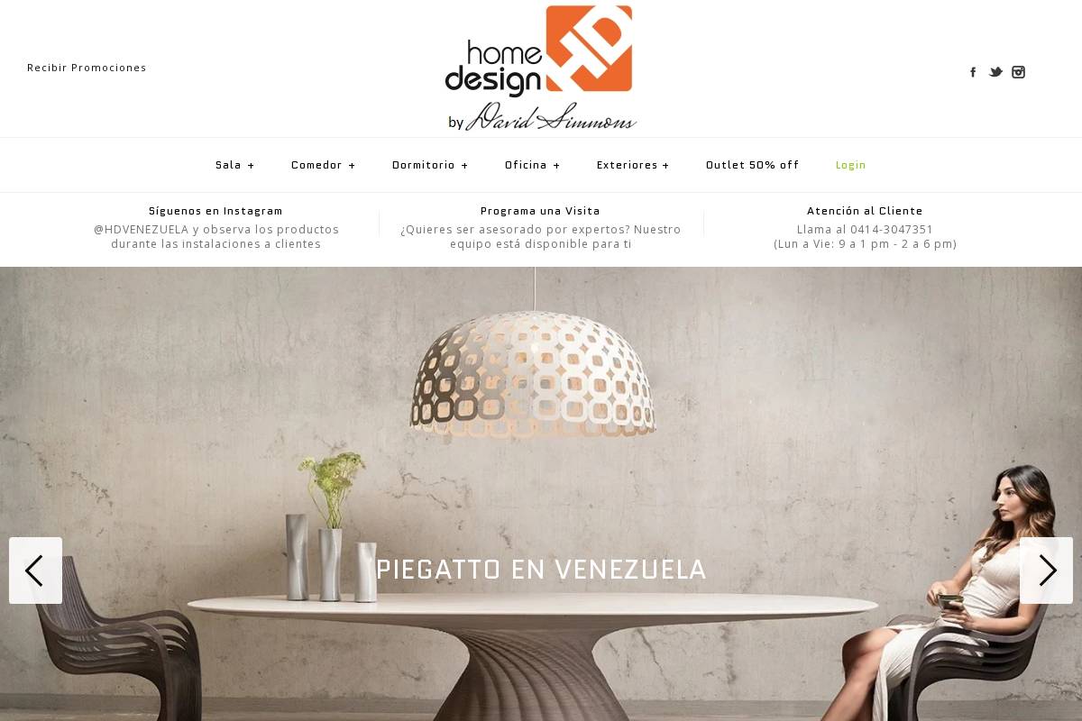 homedesignve.com homepage screenshot
