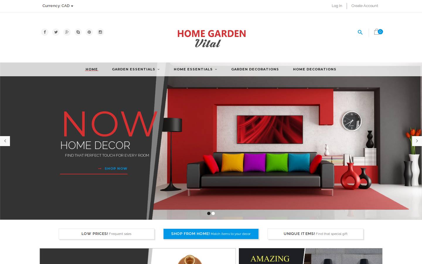 homegardenvital.com homepage screenshot