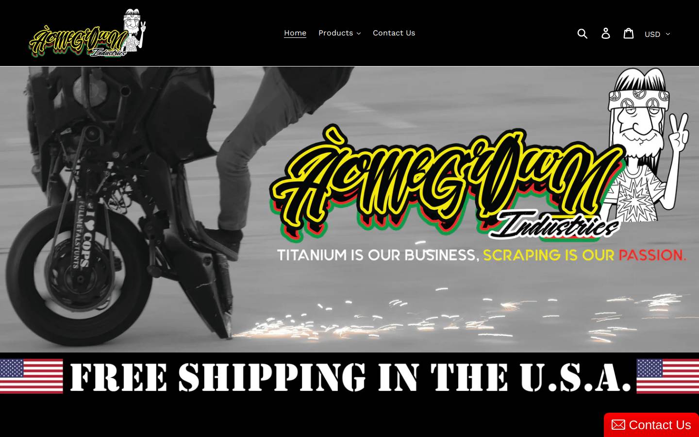 homegrown-industries.com homepage screenshot