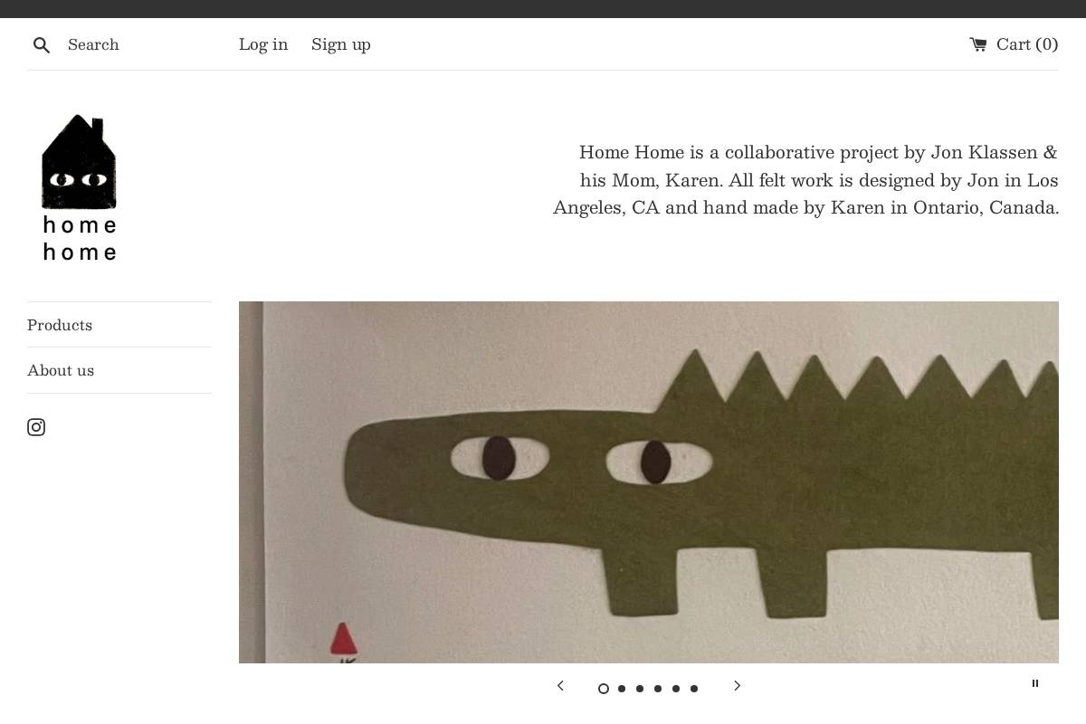 homehomeca.com homepage screenshot