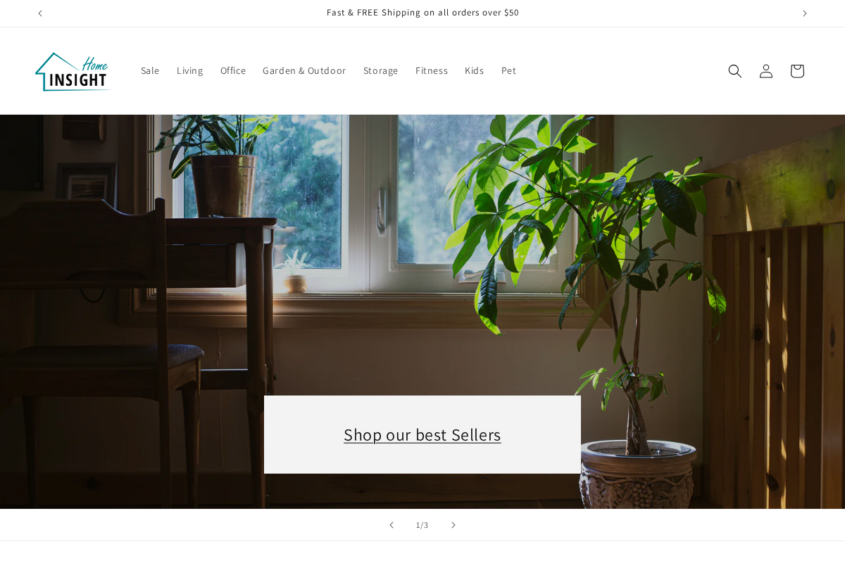 Home Insight homepage screenshot