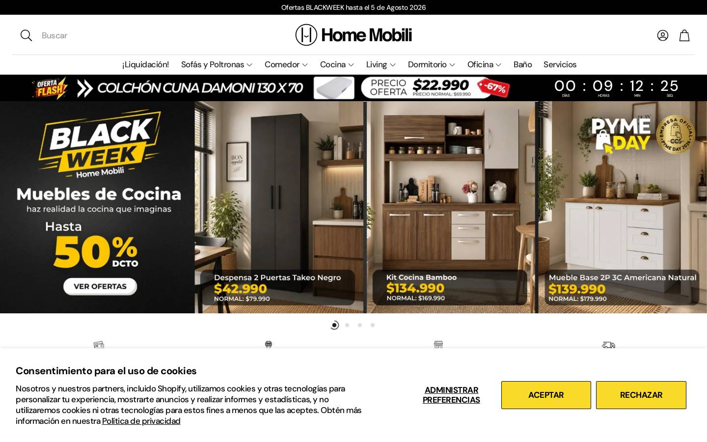 homemobili.cl homepage screenshot