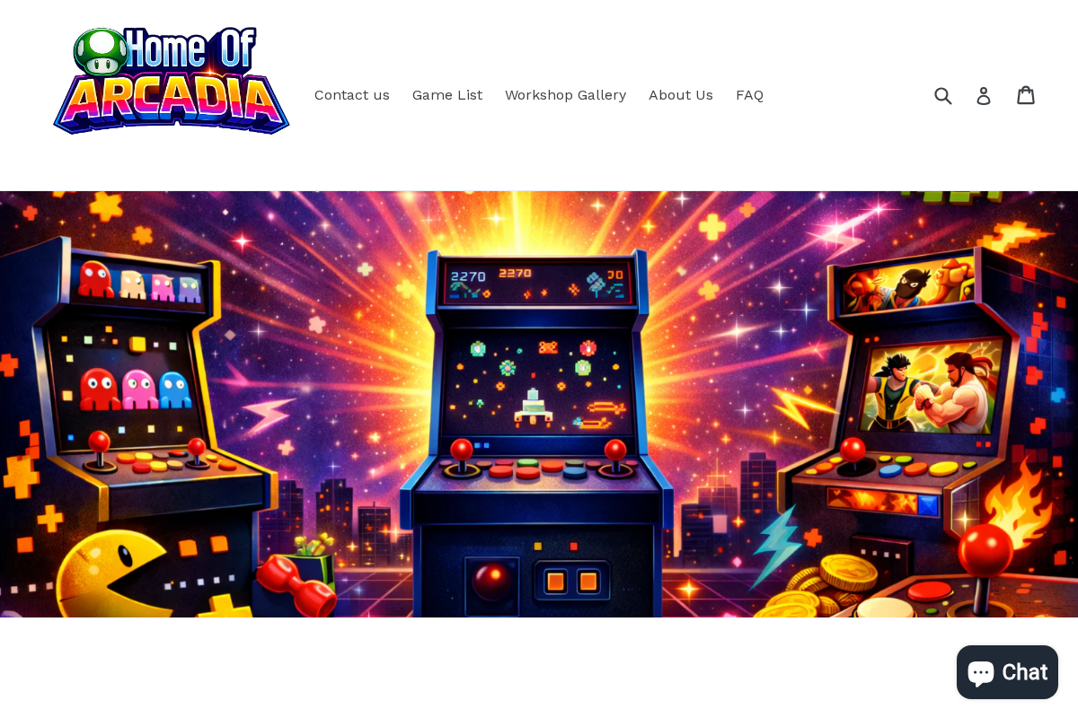 Home of Arcadia homepage screenshot