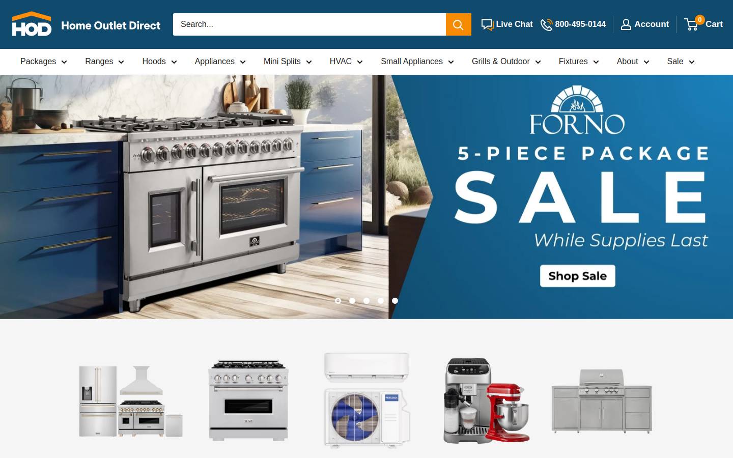 Home Outlet Direct homepage screenshot