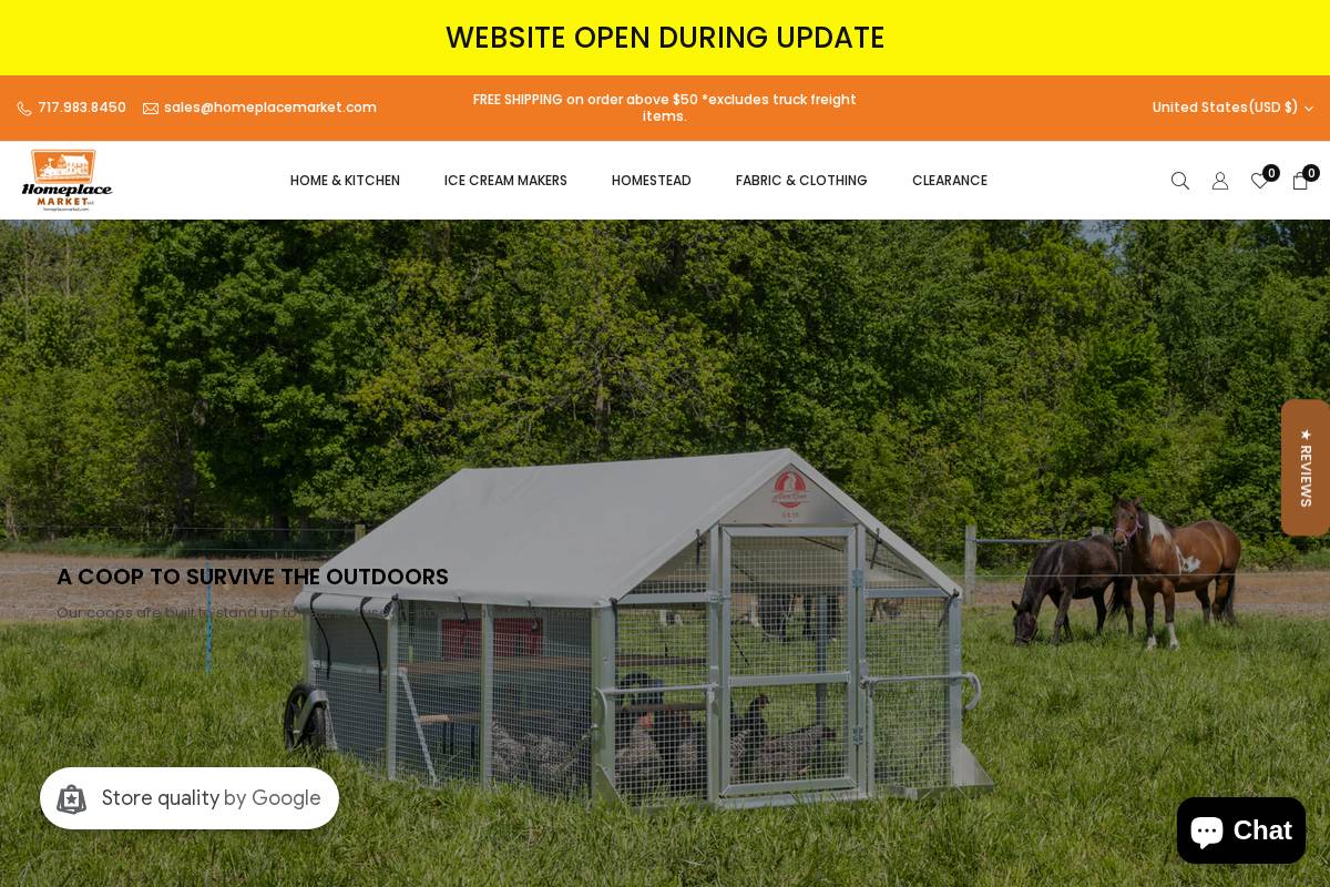 homeplacemarket.com homepage screenshot