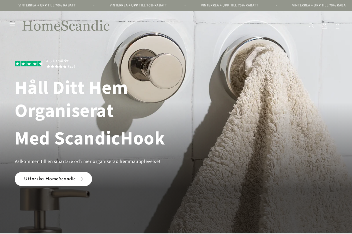 Homescandic homepage screenshot