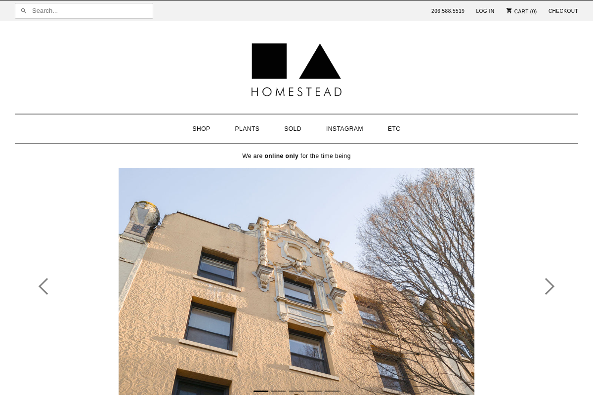 homesteadseattle.com homepage screenshot