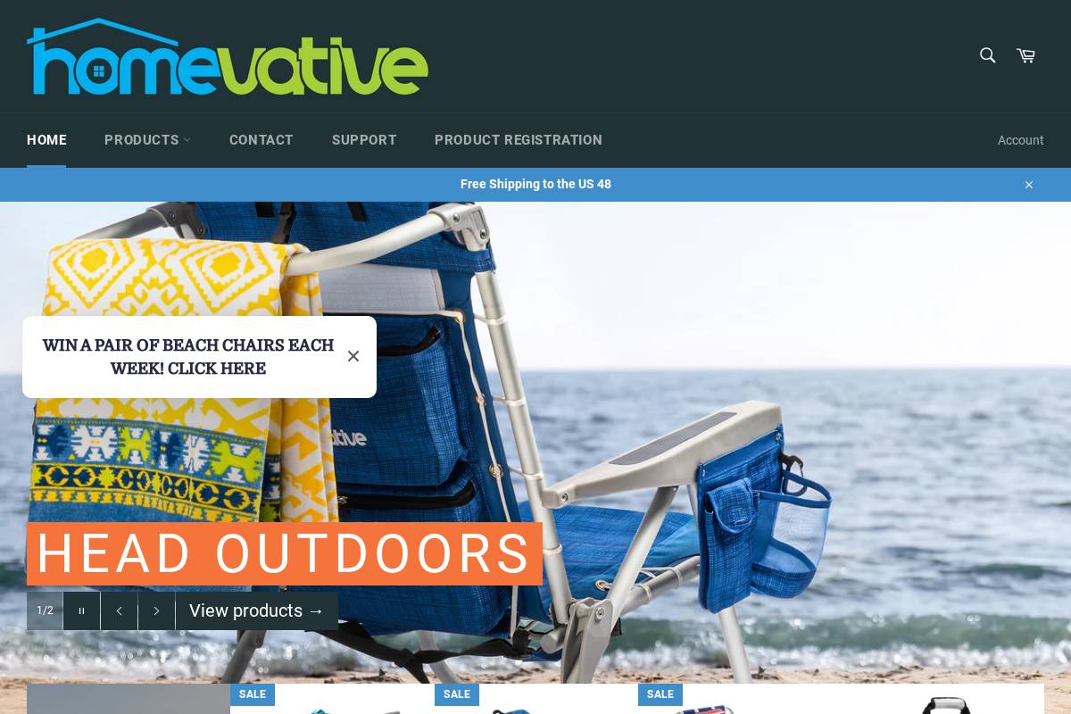 homevative.com homepage screenshot