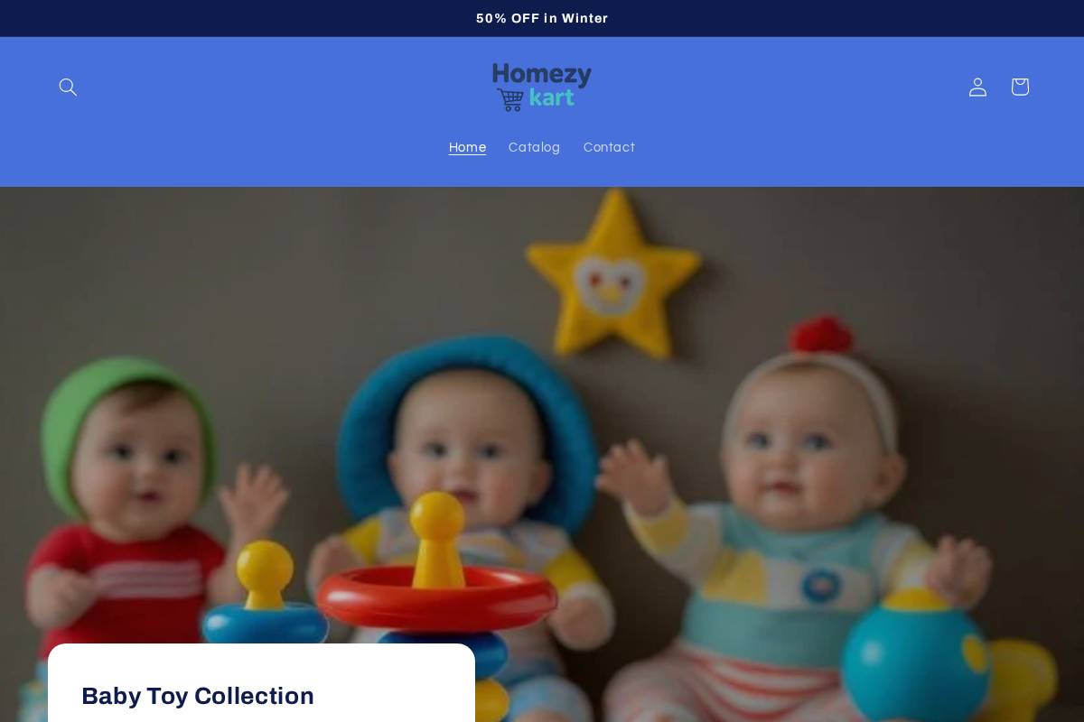 homezykart.in homepage screenshot