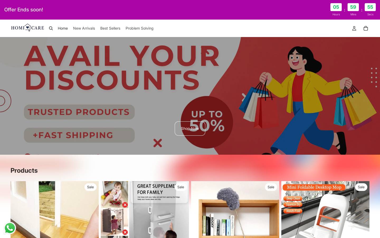 homicare.space homepage screenshot