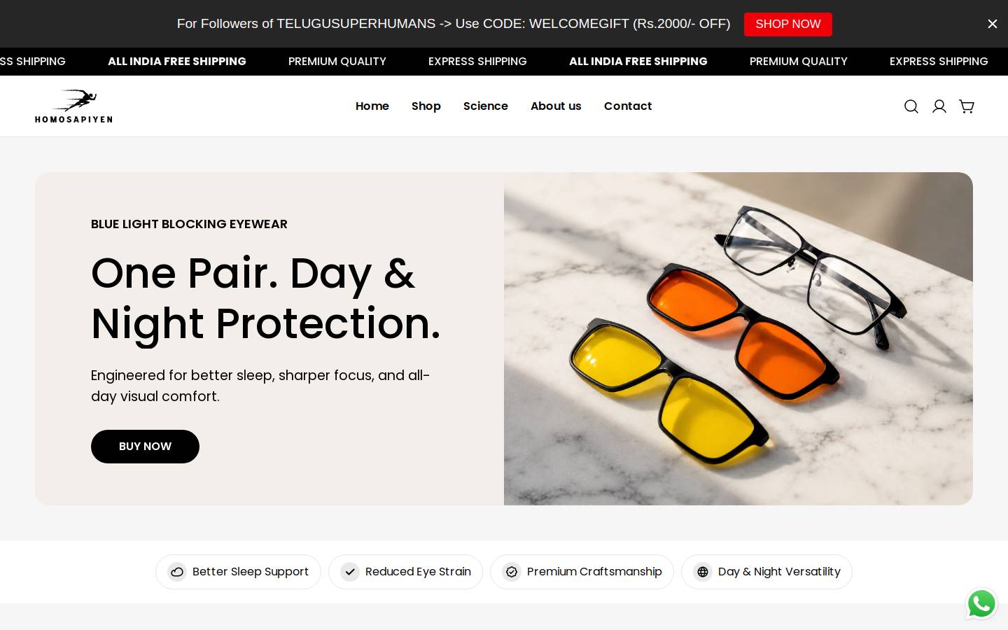 homosapiyen.com homepage screenshot