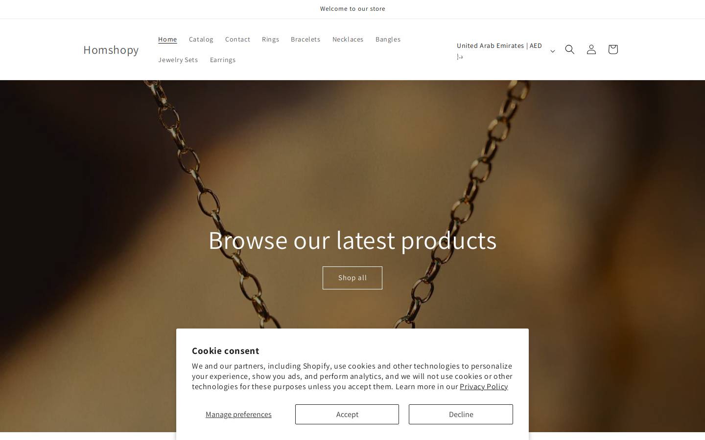homshopy.com homepage screenshot