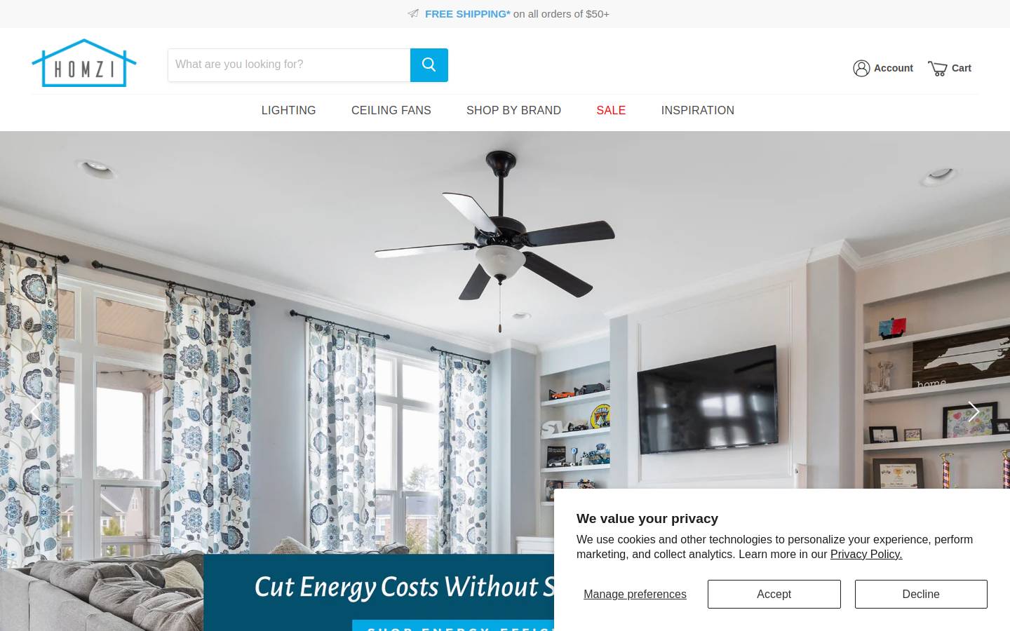 homzi.com homepage screenshot