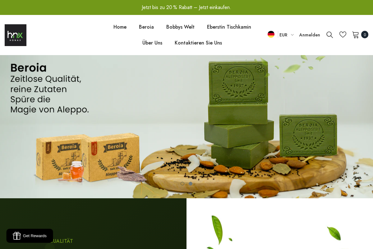 honax.de homepage screenshot