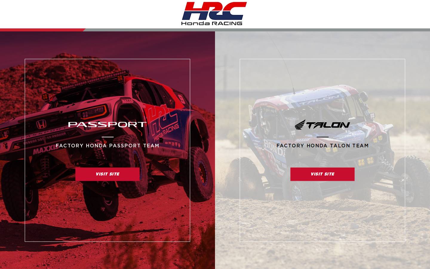 hondaoff-road.com homepage screenshot