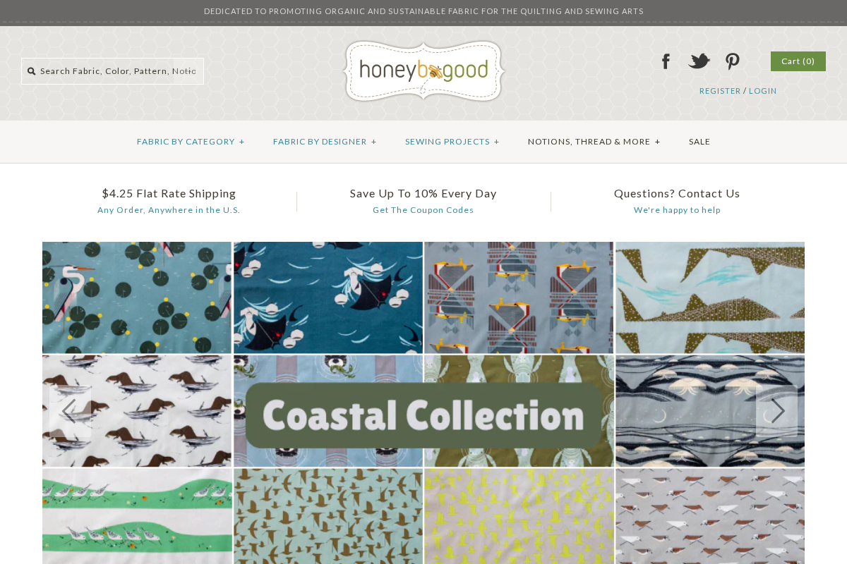 HoneyBeGood homepage screenshot