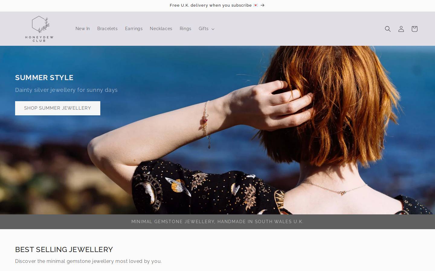 honeydewclub.com homepage screenshot