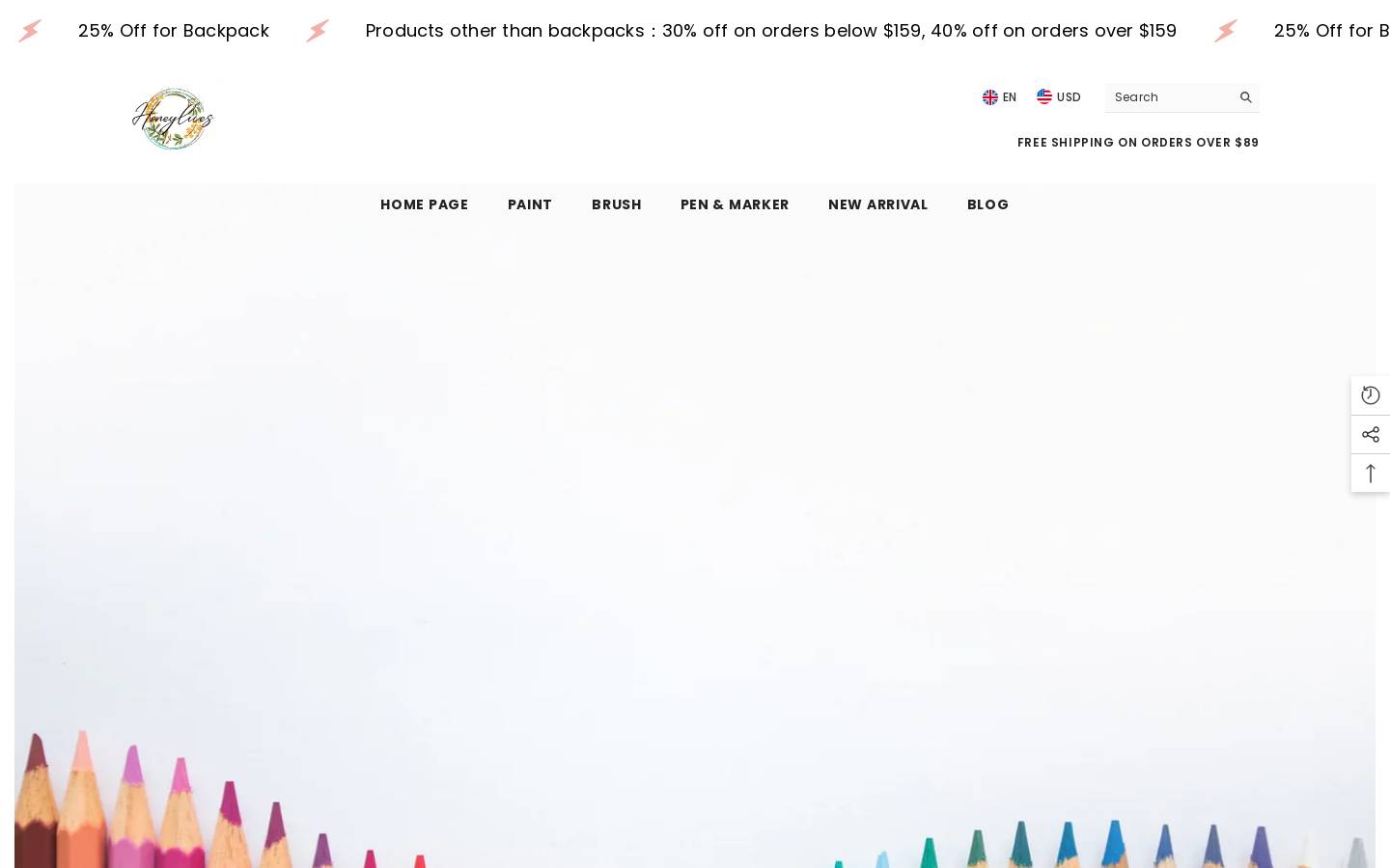 honeylives.com homepage screenshot