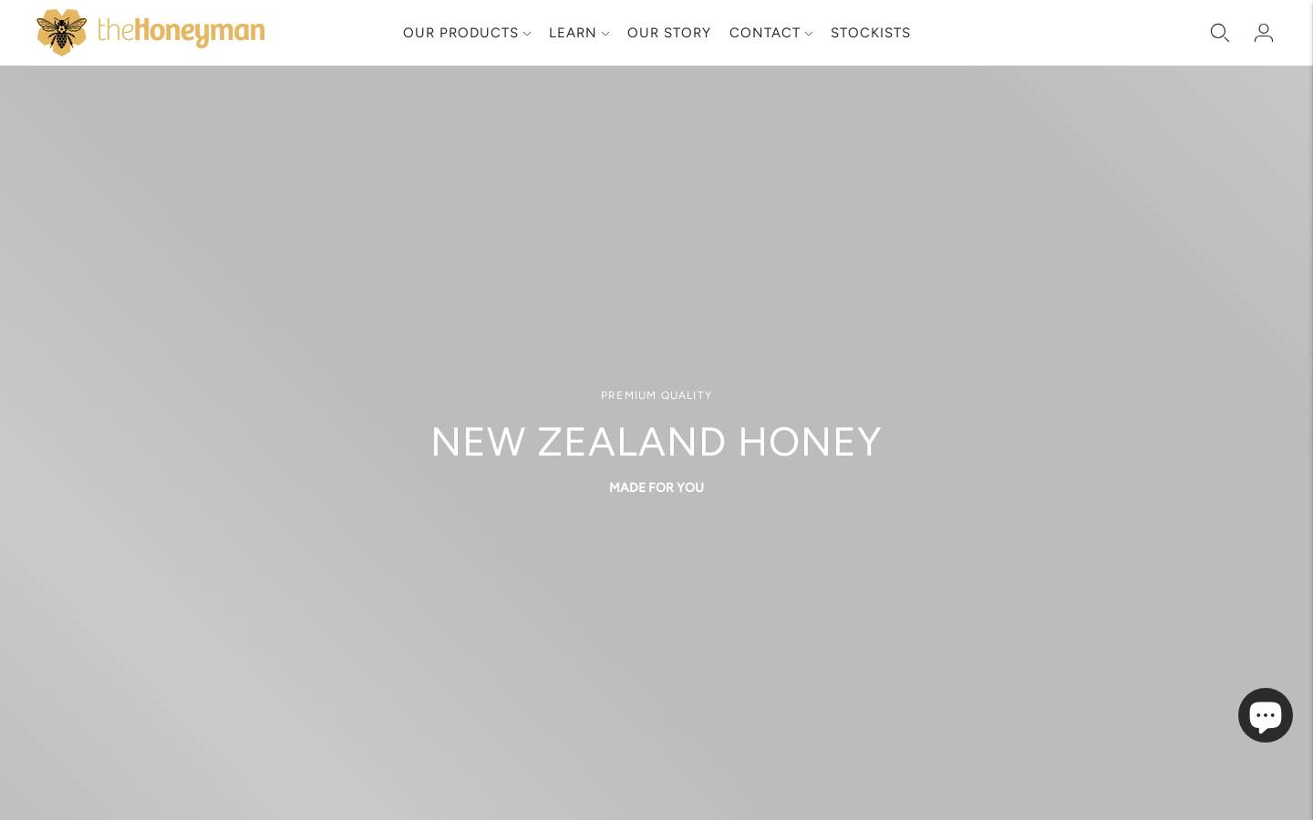 honeyman.tw homepage screenshot
