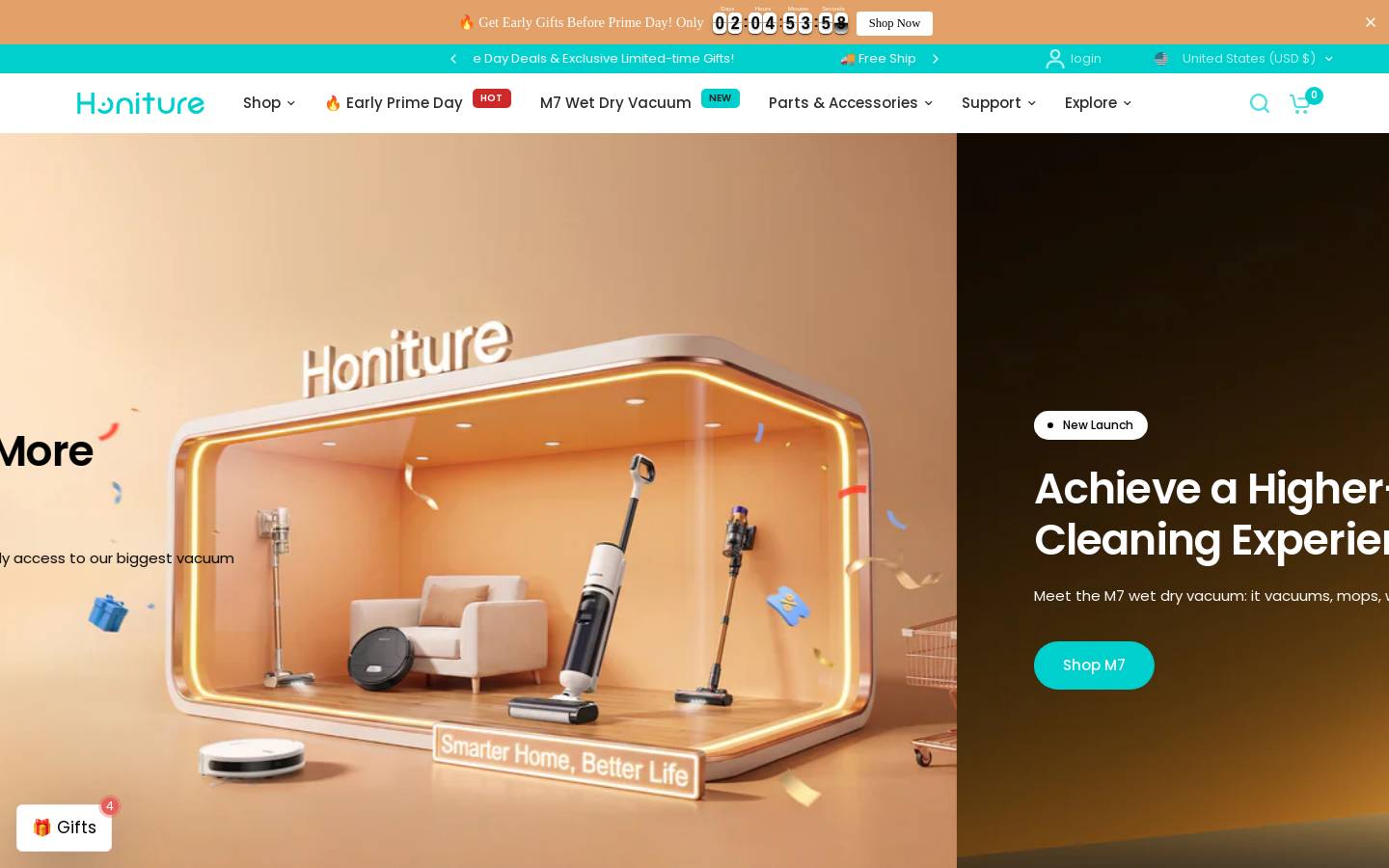 honiture.com homepage screenshot