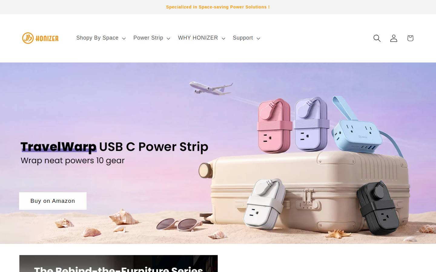 honizer.com homepage screenshot