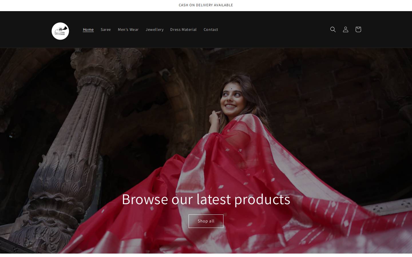 honneshaindore.com homepage screenshot