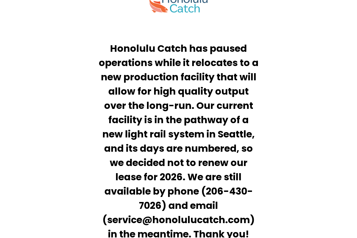 honolulucatch.com homepage screenshot