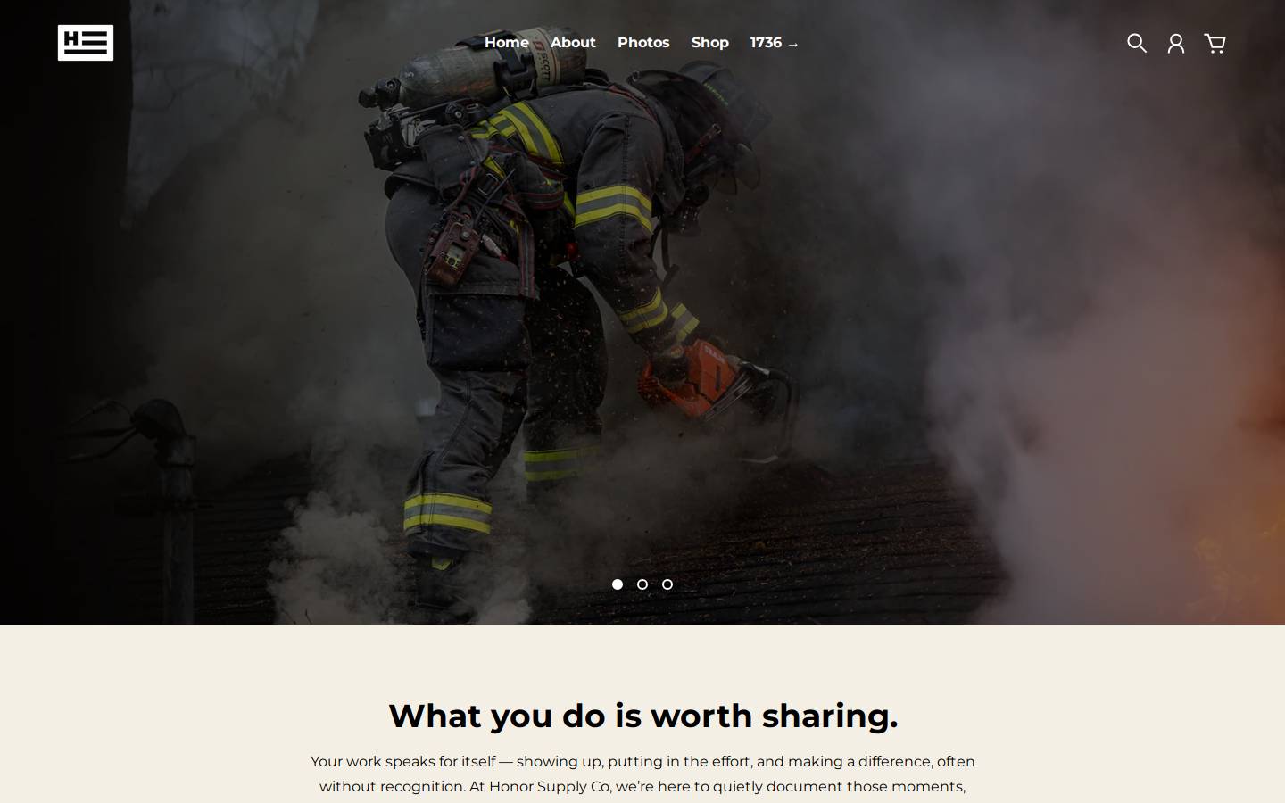 honorsupplyco.com homepage screenshot