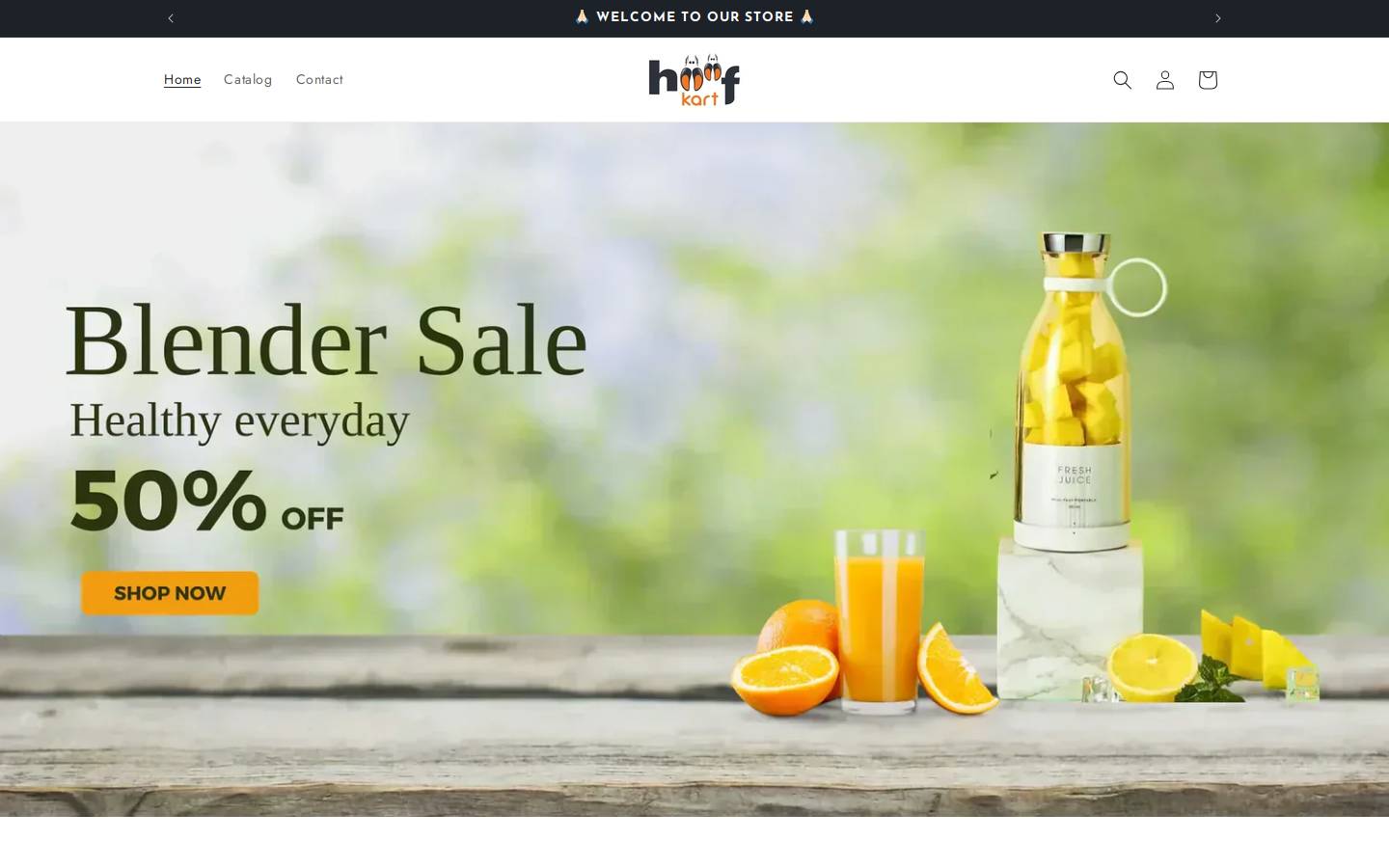 hoofkart.com homepage screenshot