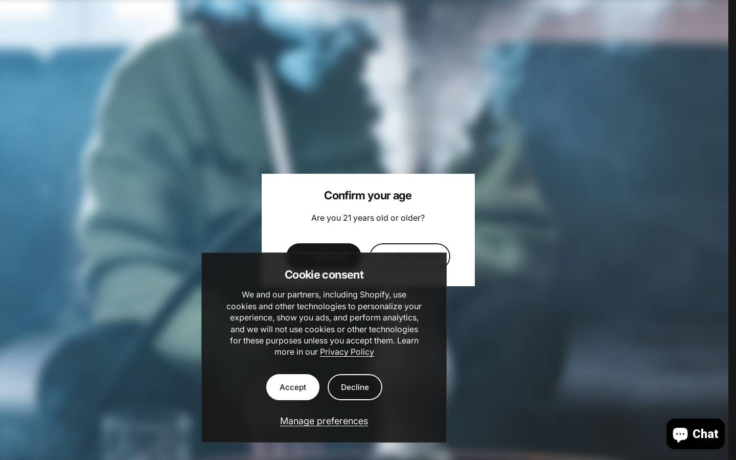 Hookah John homepage screenshot