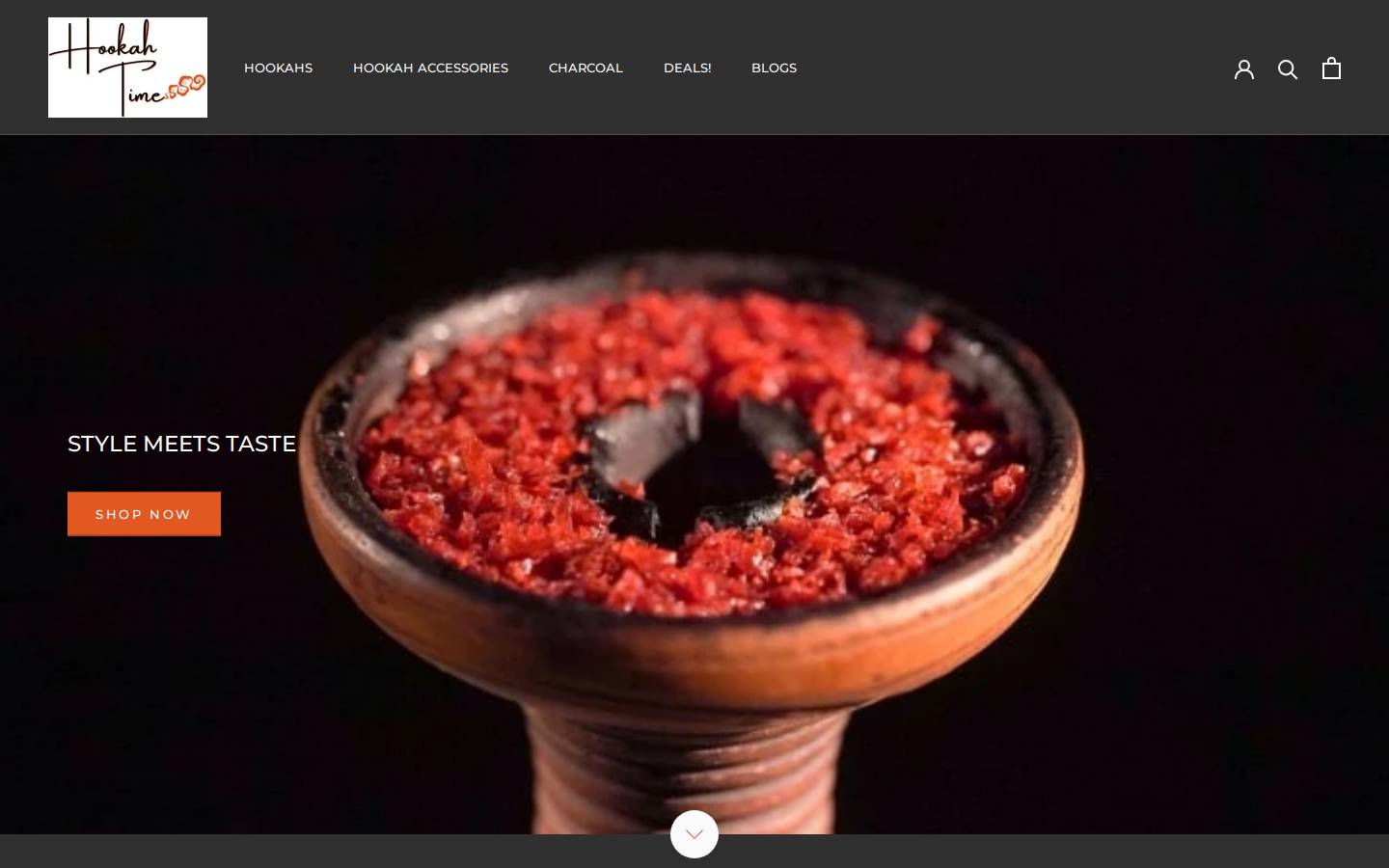 hookahtime.ca homepage screenshot
