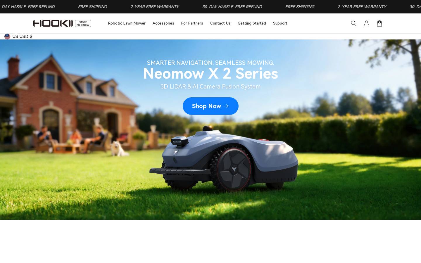 Hookii homepage screenshot